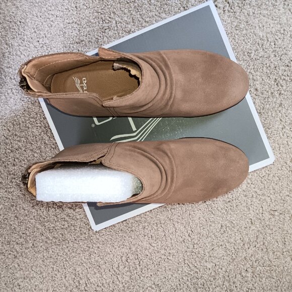 Dansko Stephanie Suede Wedge Bootie - Picture 4 of 8